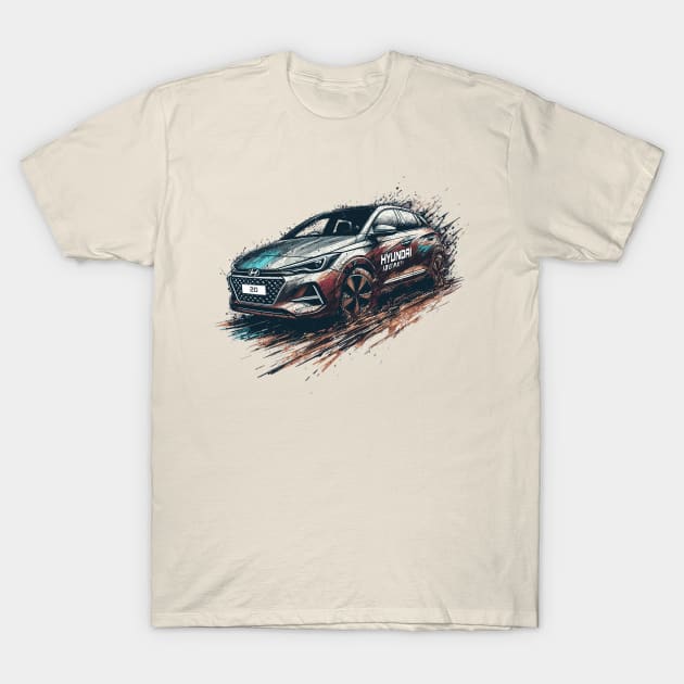 Hyundai i20 T-Shirt by Vehicles-Art